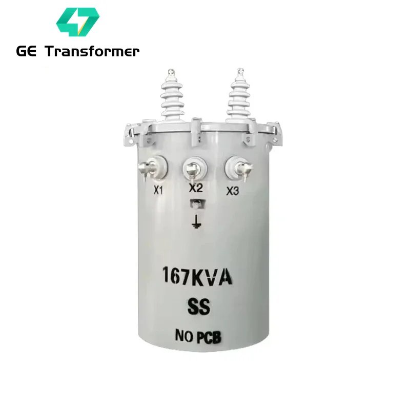 167 kVA pole mounted transformer