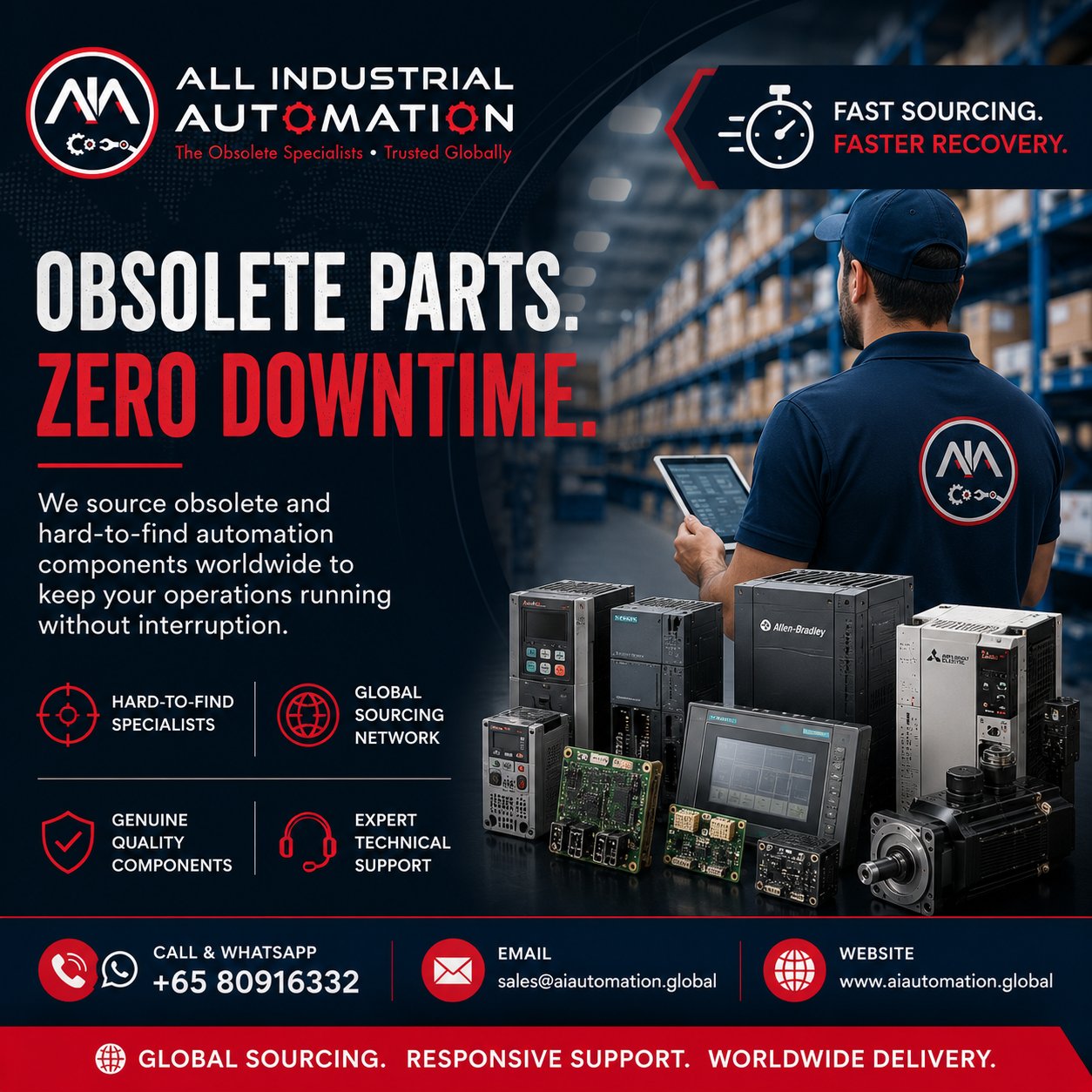 Obsolete Parts. Zero Downtime.