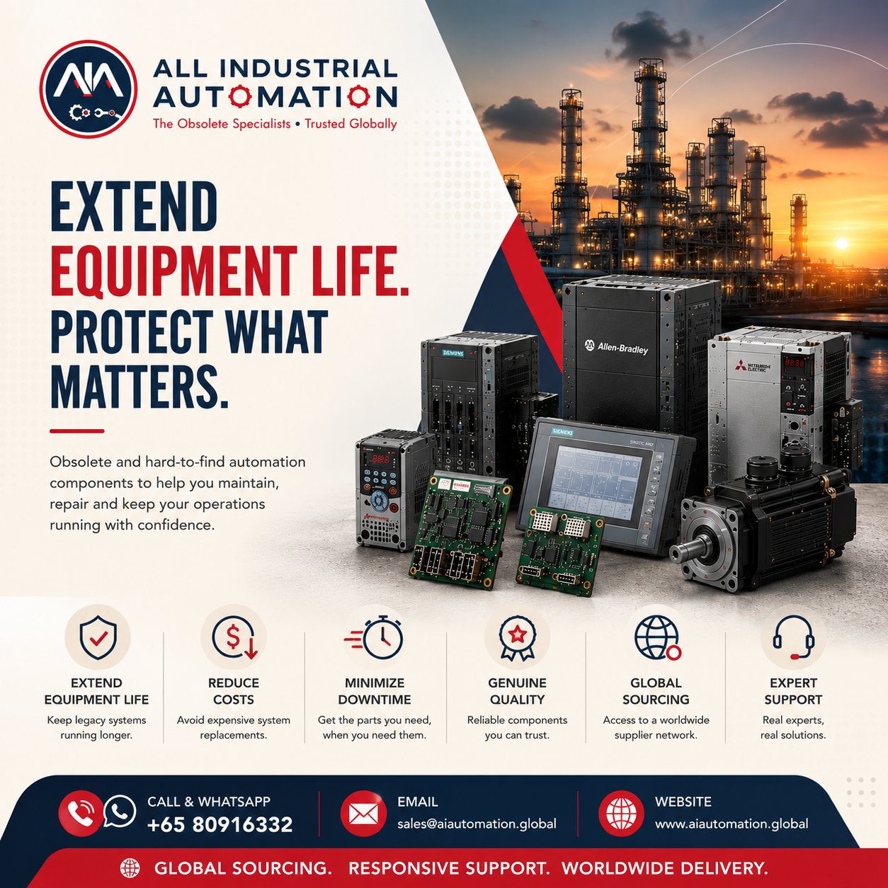 Extend Equipment Life with Reliable Industrial Automation Parts